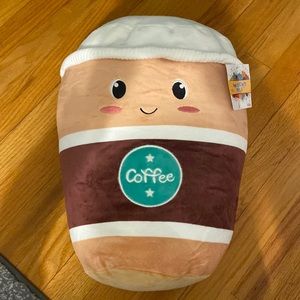 brand new, plush coffee cup